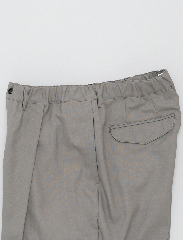 SUMMER WOOL WIDE PANTS