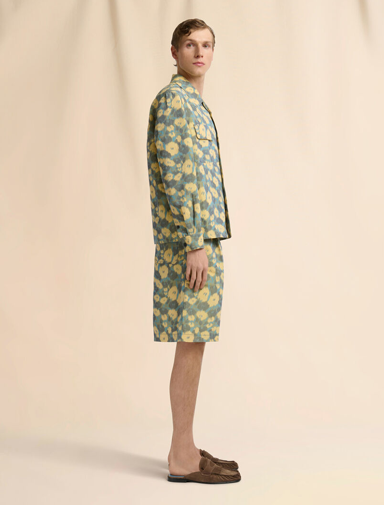 FLORAL SHIRT JACKET