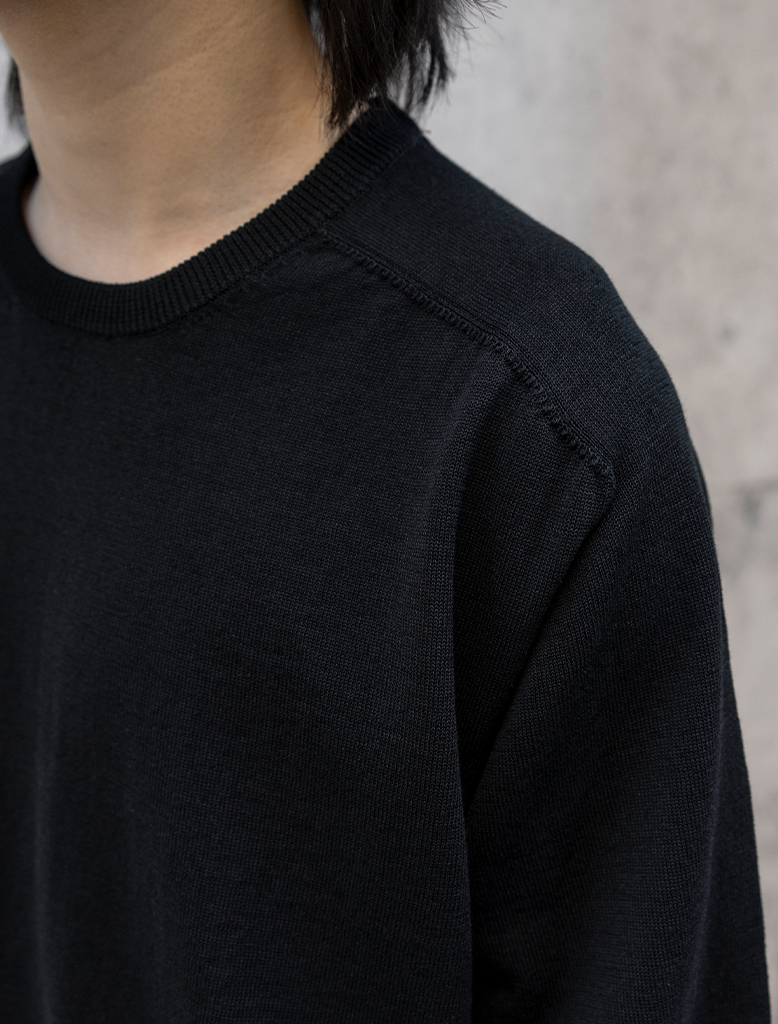 1/2 SLEEVE KNIT T-SHIRT