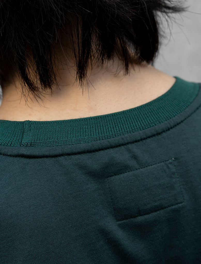 KNITTED RIBBED T-SHIRT