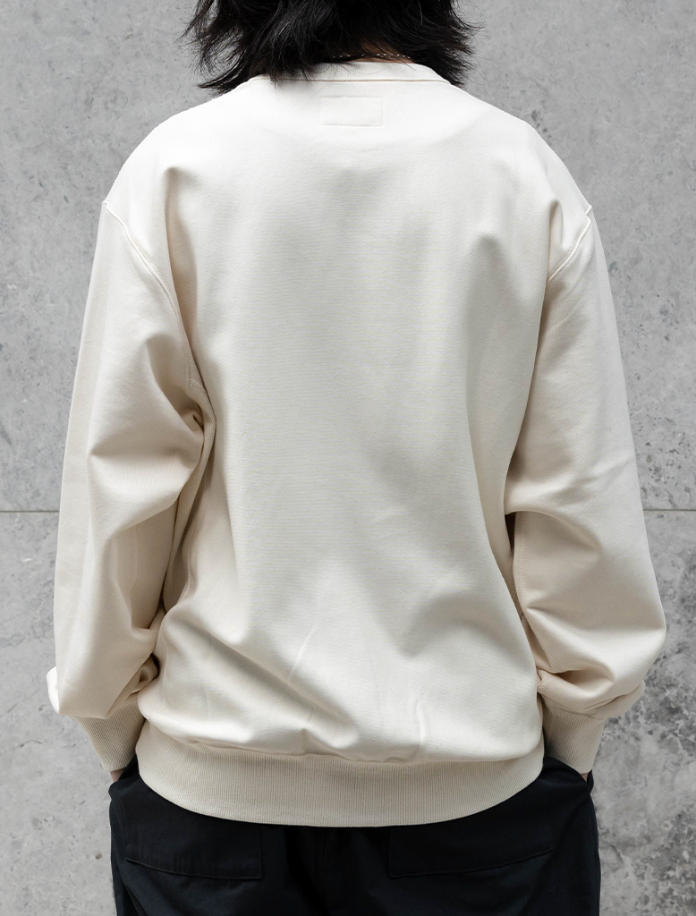 MERCERISED COTTON SWEATSHIRT