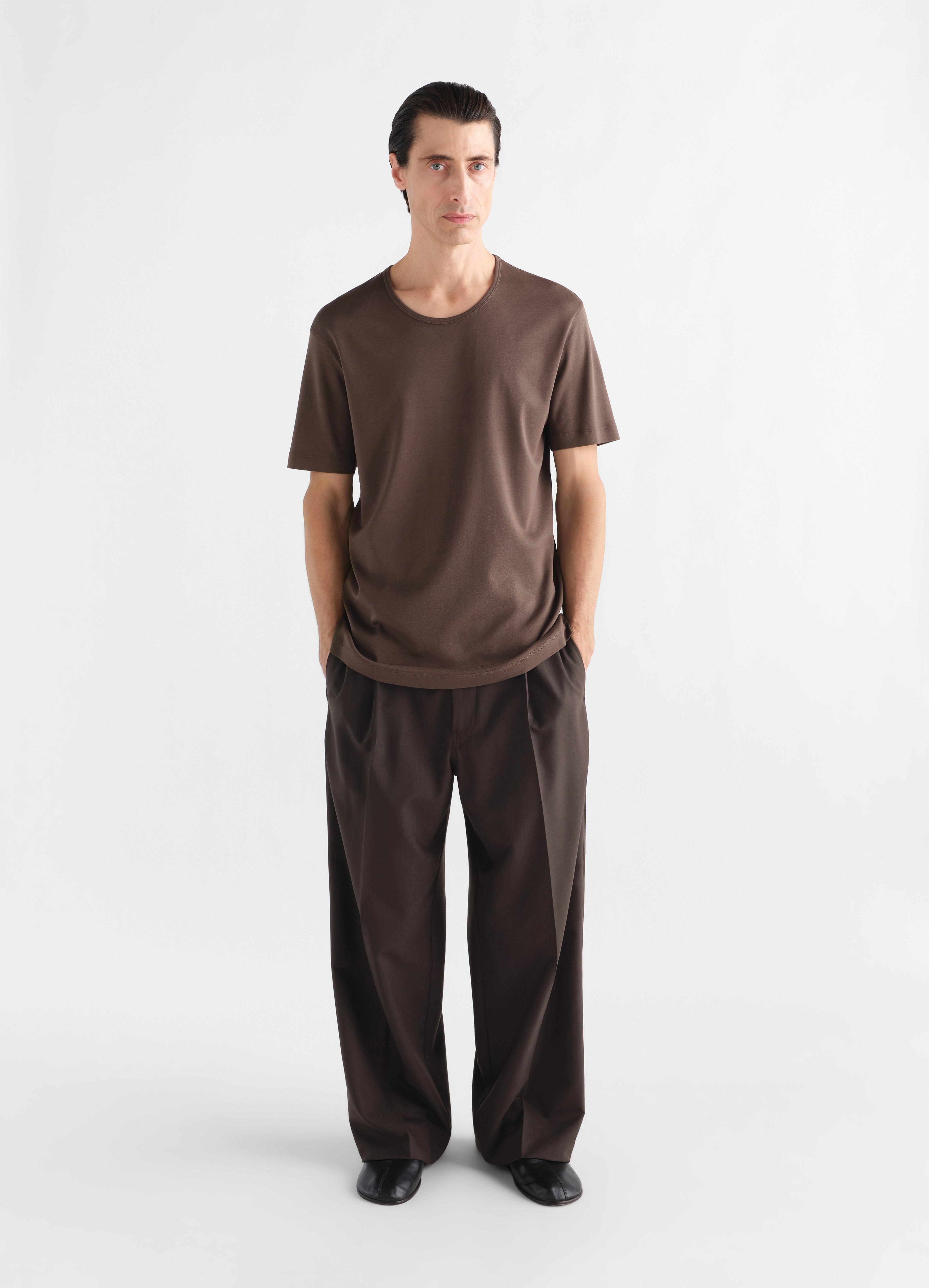 U-NECK RIB T-SHIRT