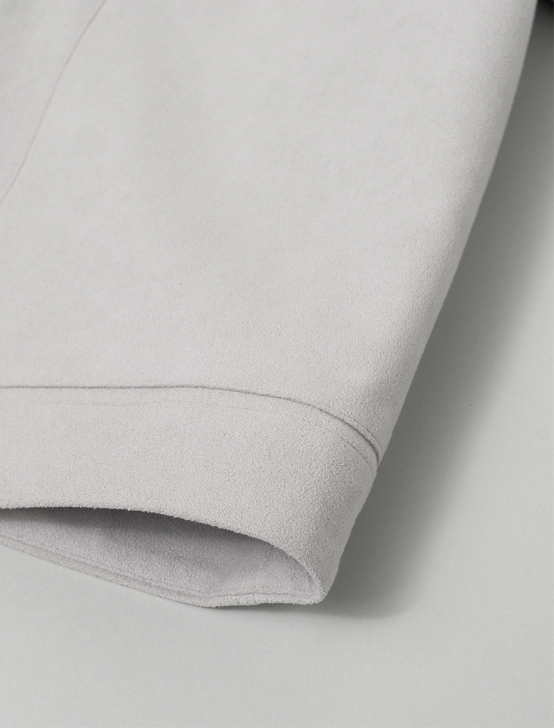 SYNTHETIC LEATHER SHORT BLOUSON