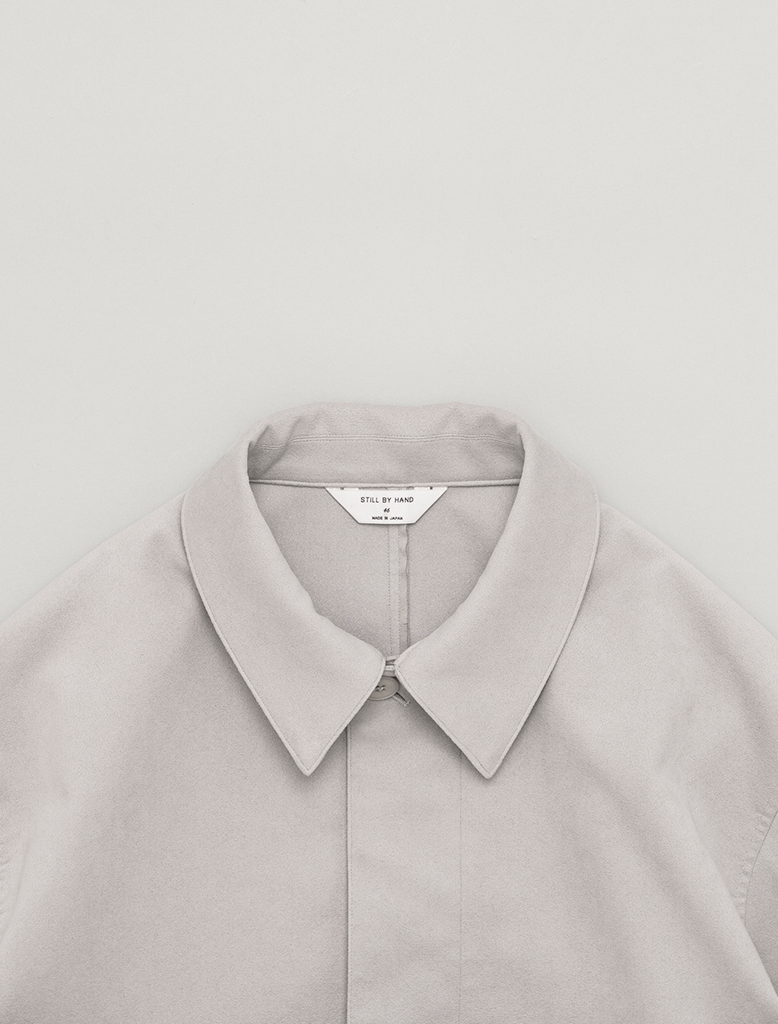 SYNTHETIC LEATHER SHORT BLOUSON