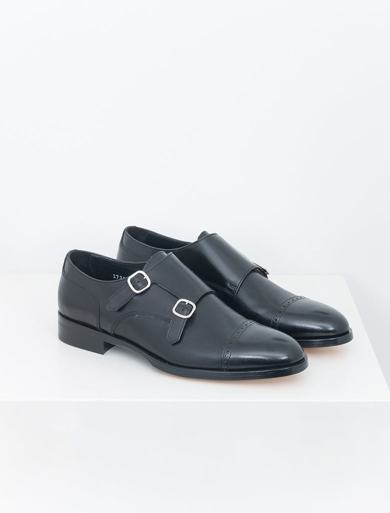 DOUBLE MONK STRAP WITH TOE CAP