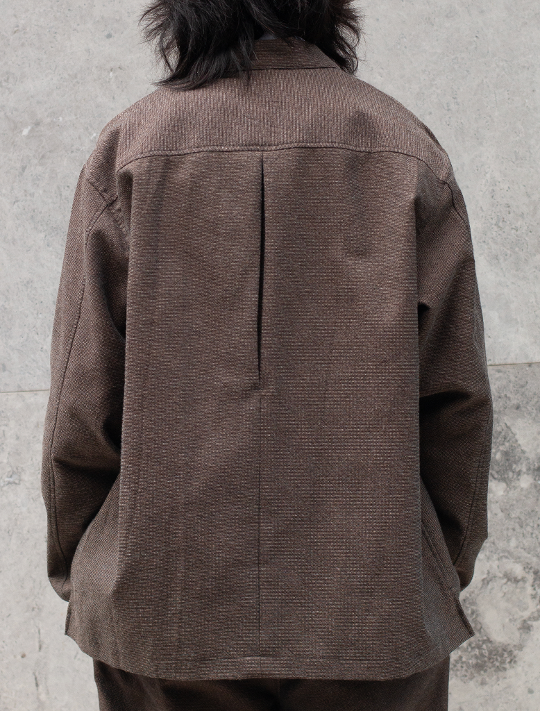 MIXED COLOUR SHIRT JACKET