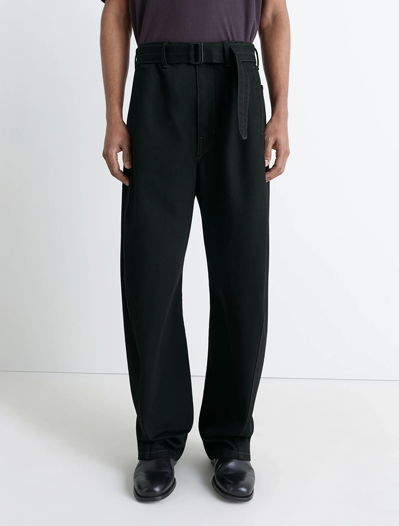 TWISTED BELTED PANTS