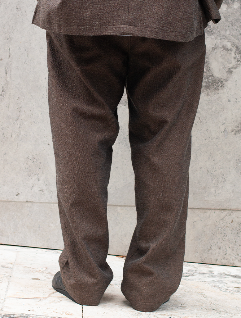 MIXED COLOUR 1 PLEAT PANTS