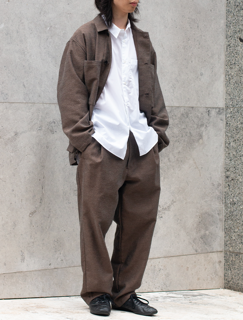 MIXED COLOUR SHIRT JACKET