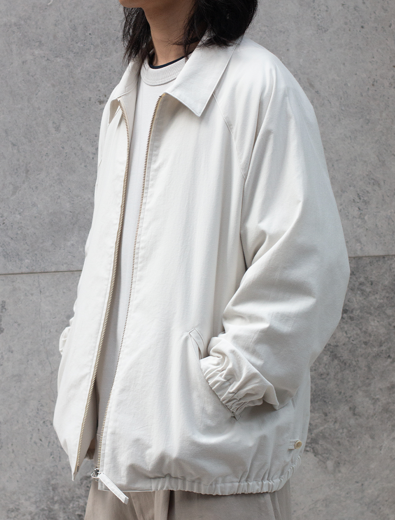 ZIP UP MOLESKIN BLOUSON