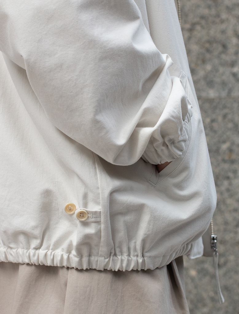 ZIP UP MOLESKIN BLOUSON