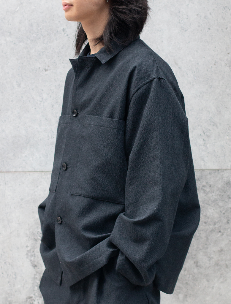 MIXED COLOUR SHIRT JACKET