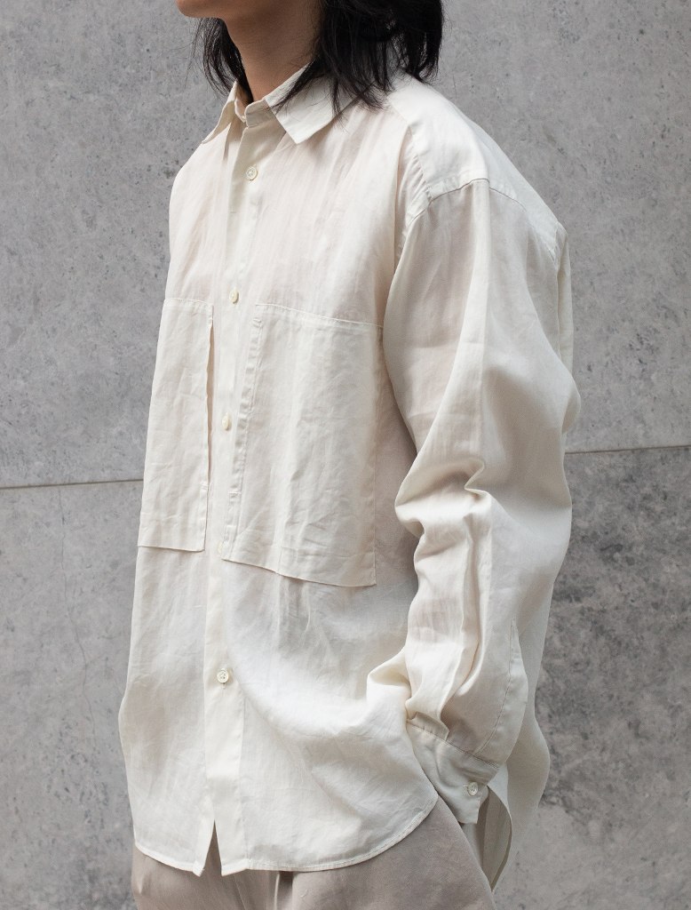 GARMENT DYED OVERSHIRT