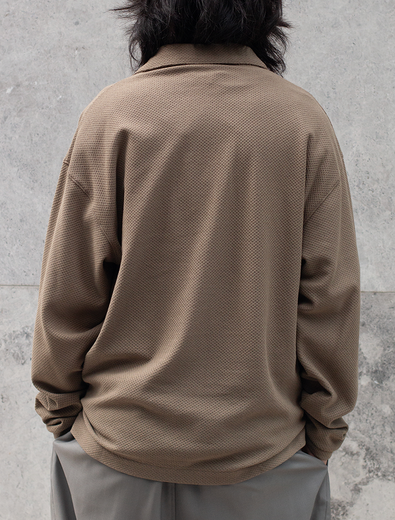 MOSS STITCH SKIPPER SHIRT