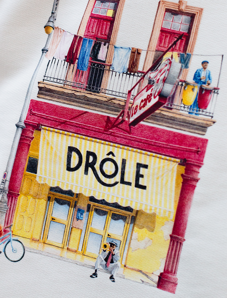 SWEATSHIRT DROLE CAFE