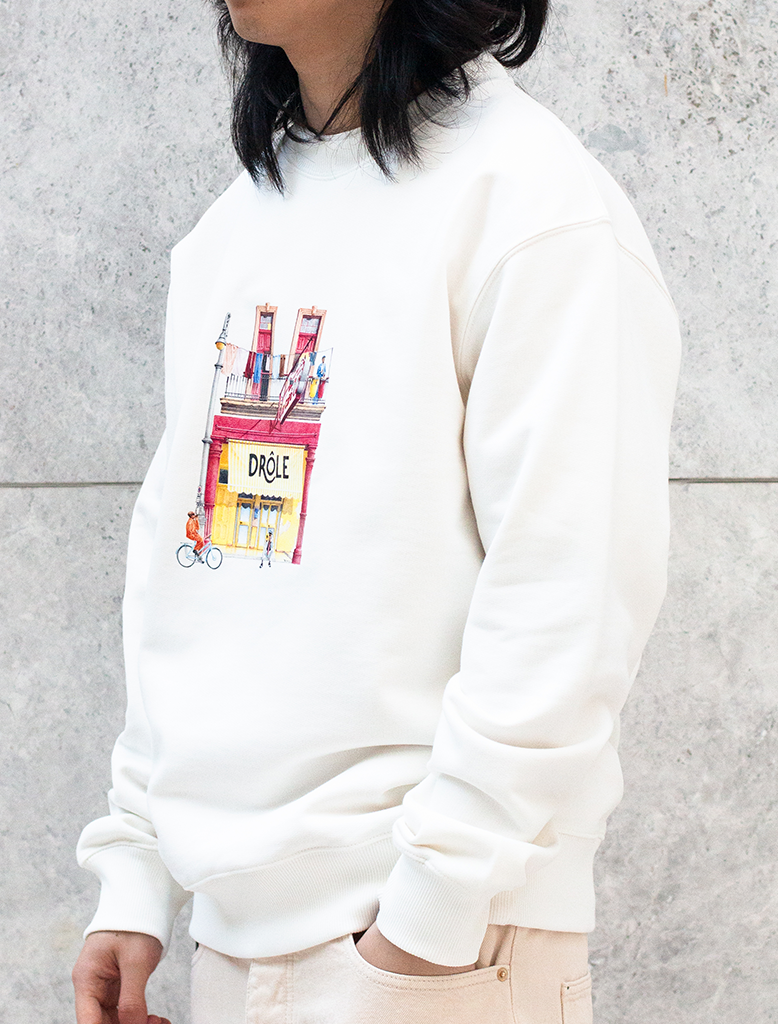 SWEATSHIRT DROLE CAFE