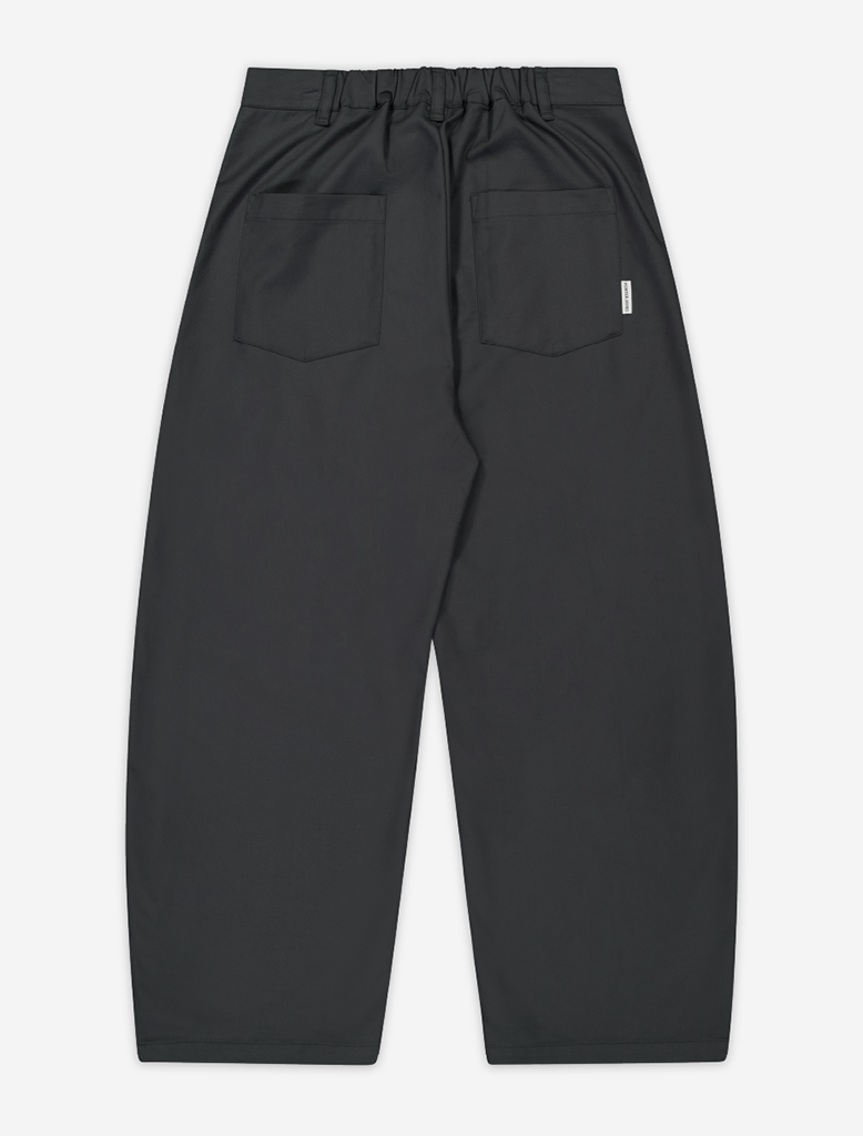 DART-KNEE PLEATED TROUSERS