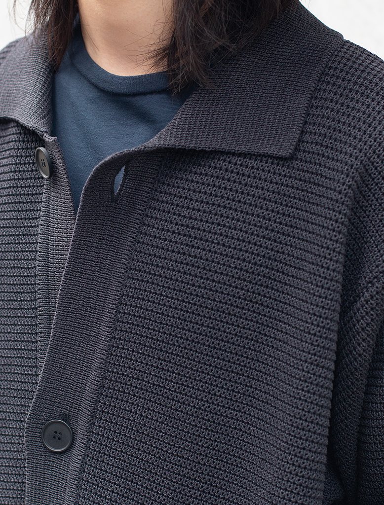 PAPER MIXED KNIT BLOUSON