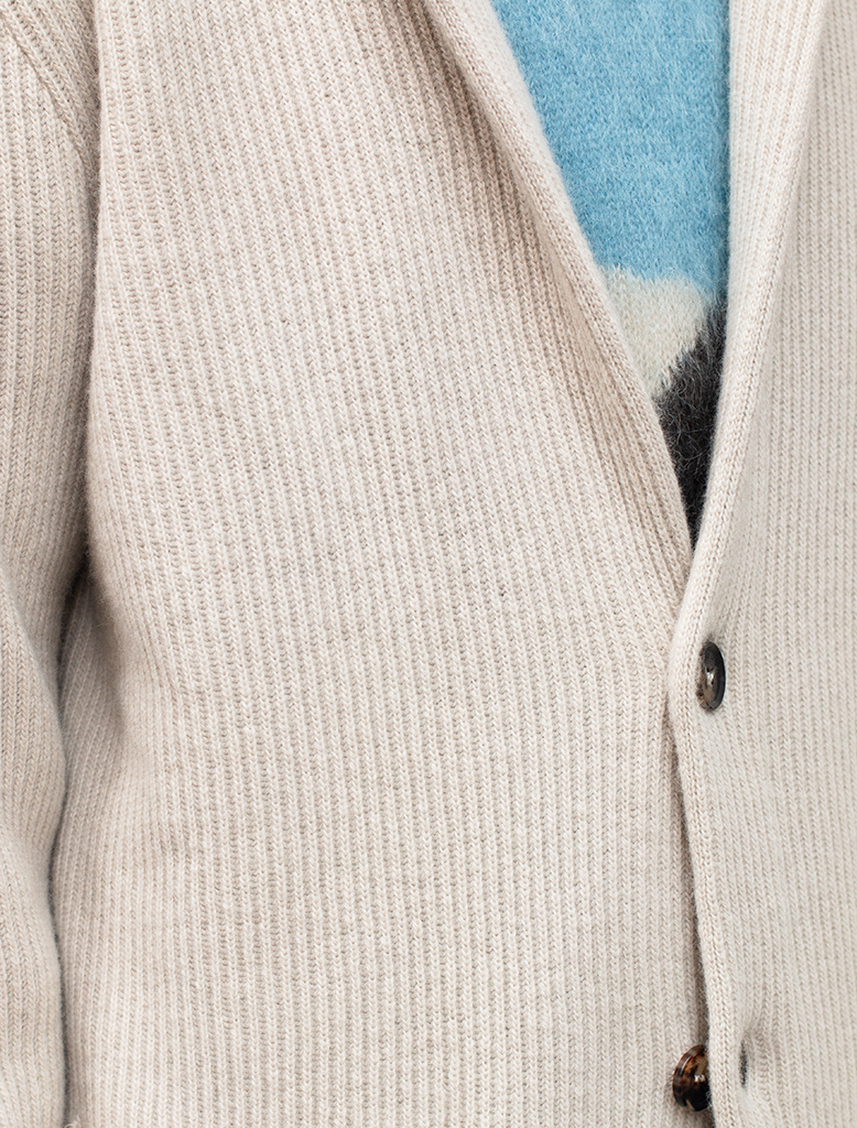 RIB KNIT BLAZER