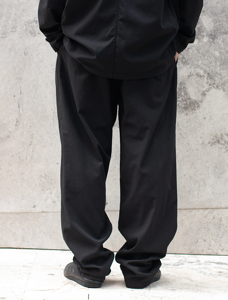 SUMMER WOOL WIDE PANTS