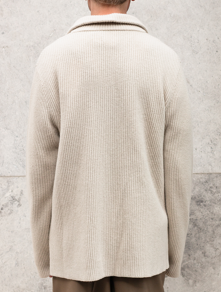 RIB KNIT BLAZER