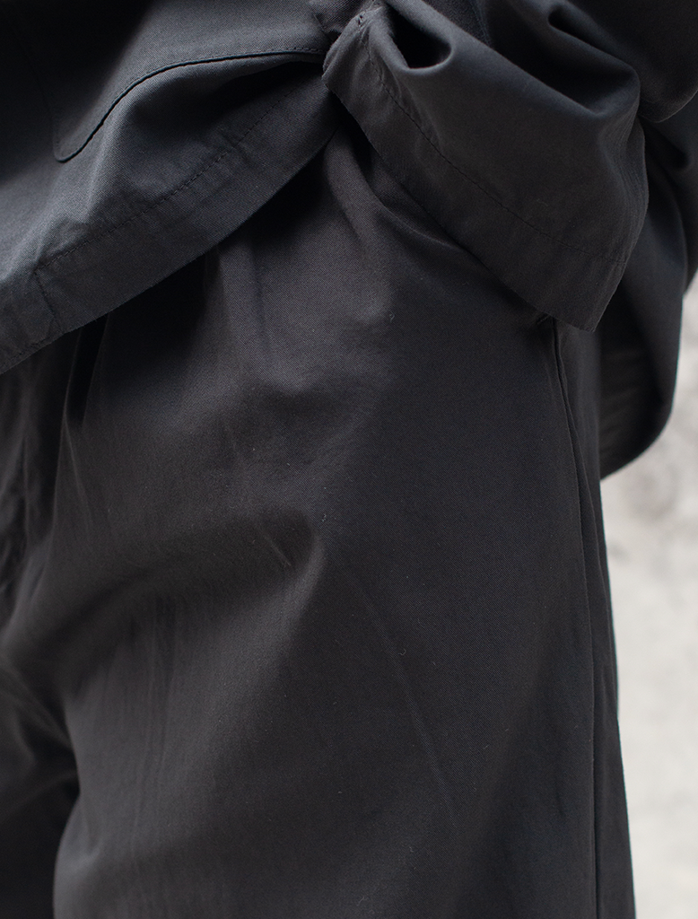 SUMMER WOOL WIDE PANTS