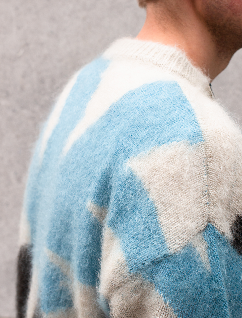 MOHAIR CREW NECK KNIT