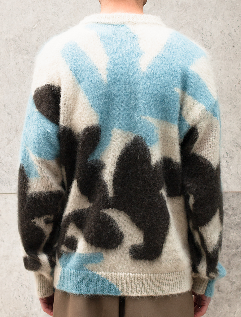 MOHAIR CREW NECK KNIT