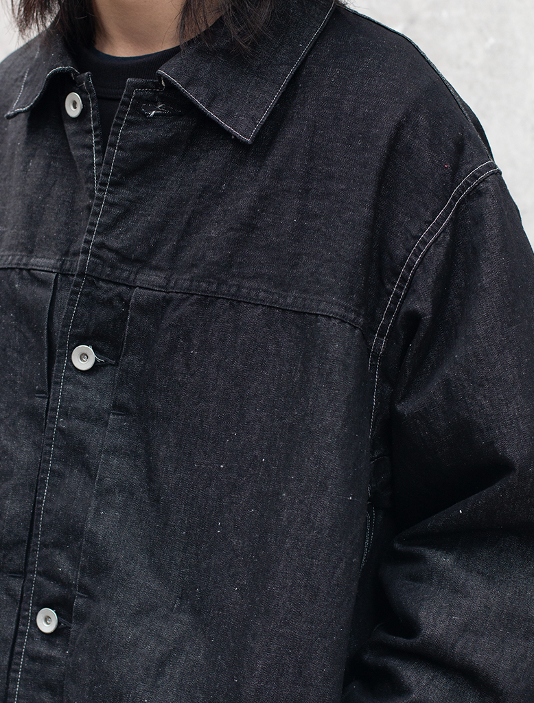 HEMP MIXED DENIM BLOUSON