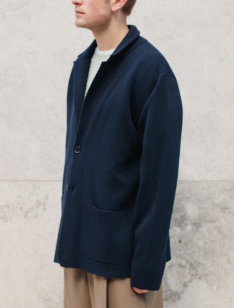 SUPER FINE MERINO KNIT JACKET