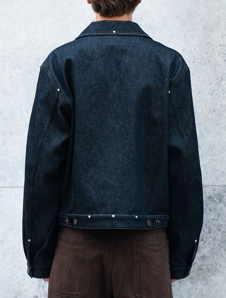 TRUCKER JACKET WITH STUDS