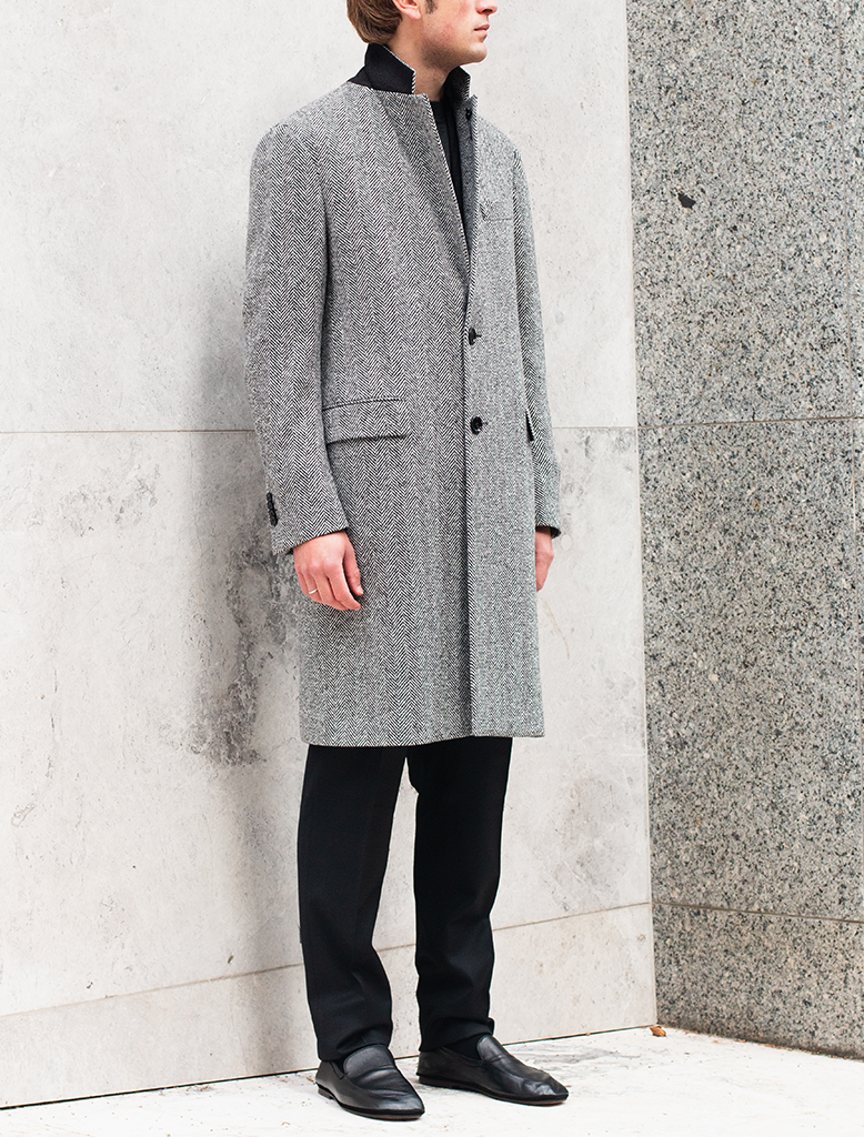HERRINGBONE COAT