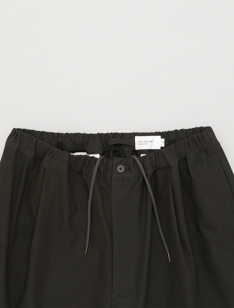 COTTON TWILL EASY PANTS