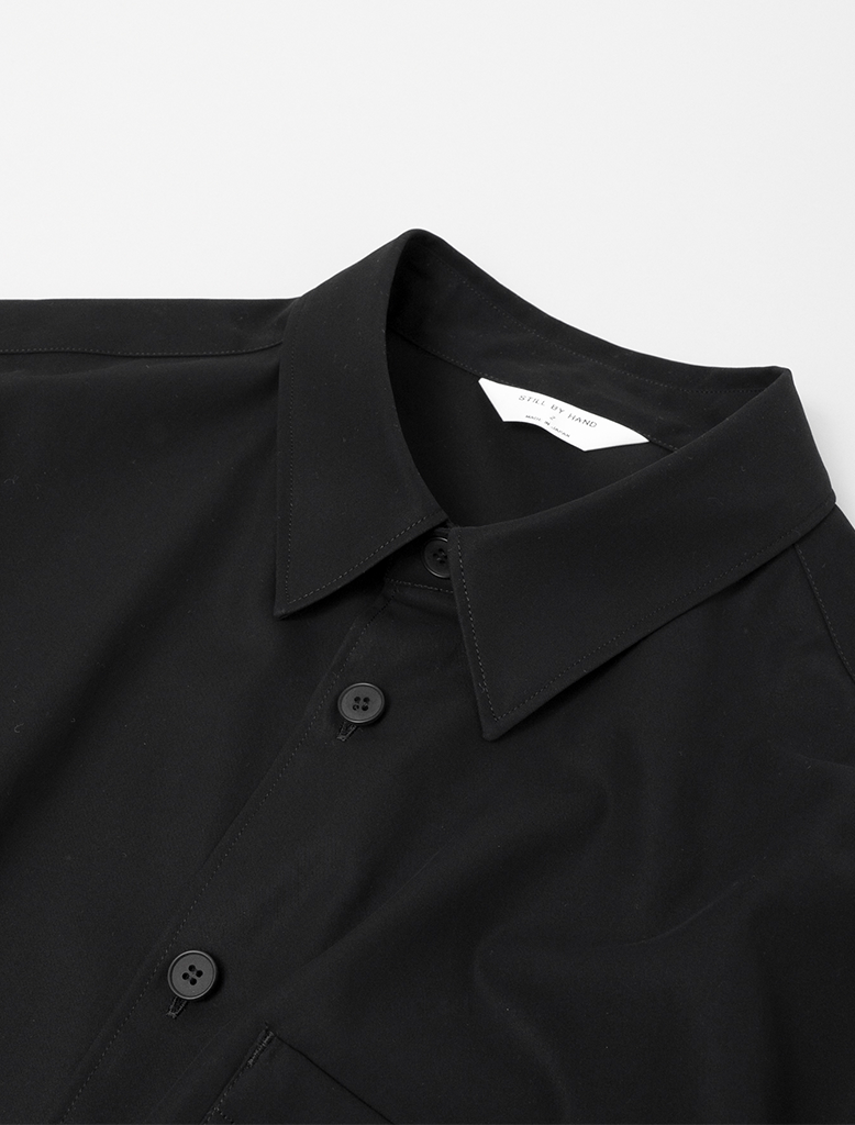 COTTON TWILL SHIRT JACKET