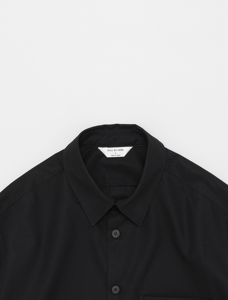 COTTON TWILL SHIRT JACKET