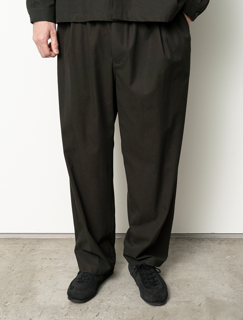 COTTON TWILL EASY PANTS