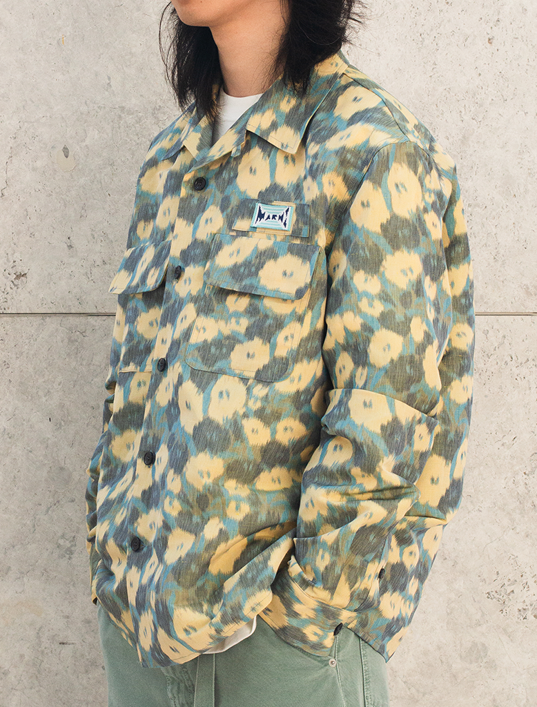 FLORAL SHIRT JACKET