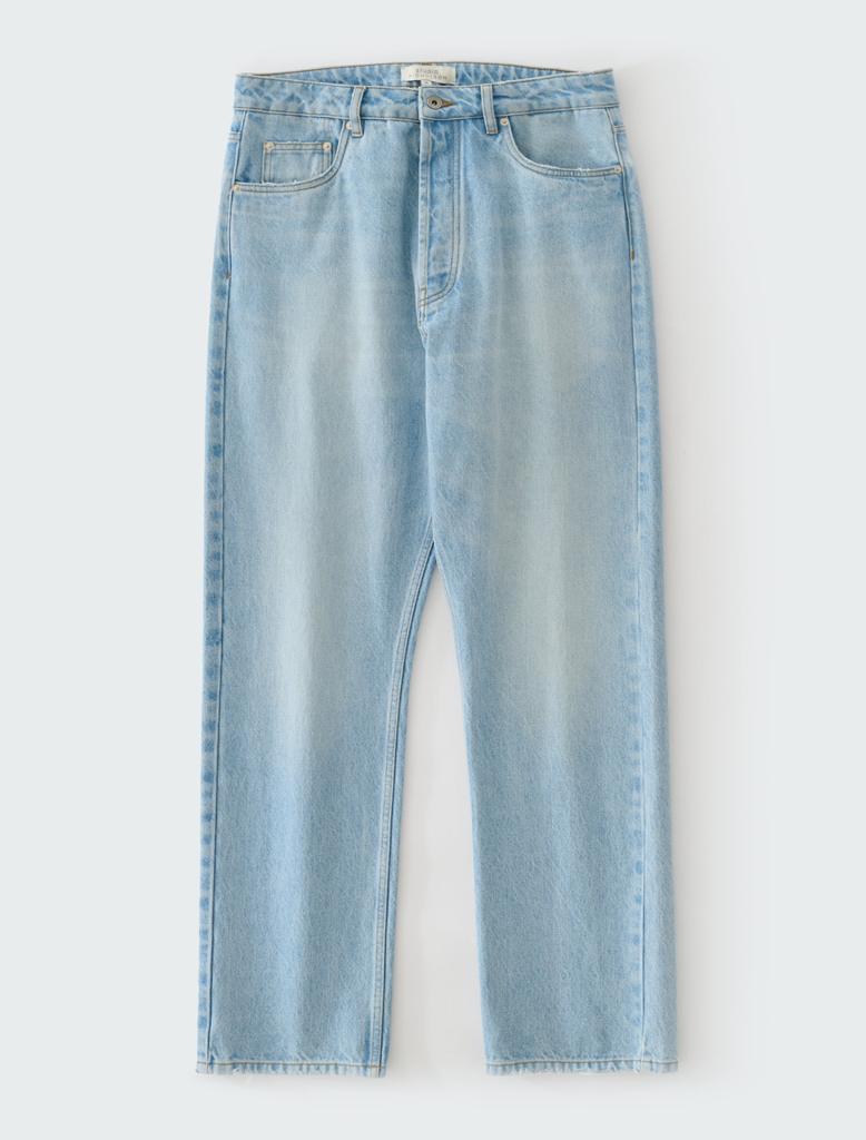RISO BLEACHED DENIM JEANS