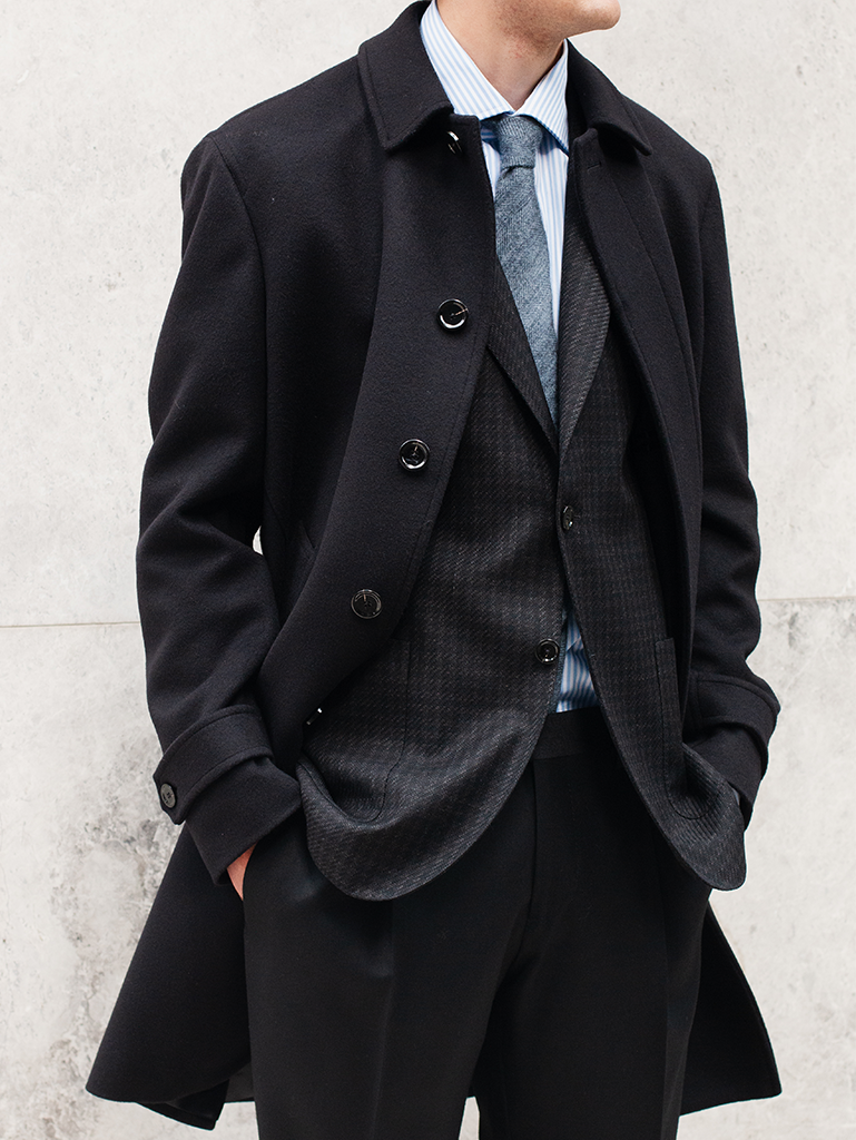 CONVERTIBLE COLLAR COAT