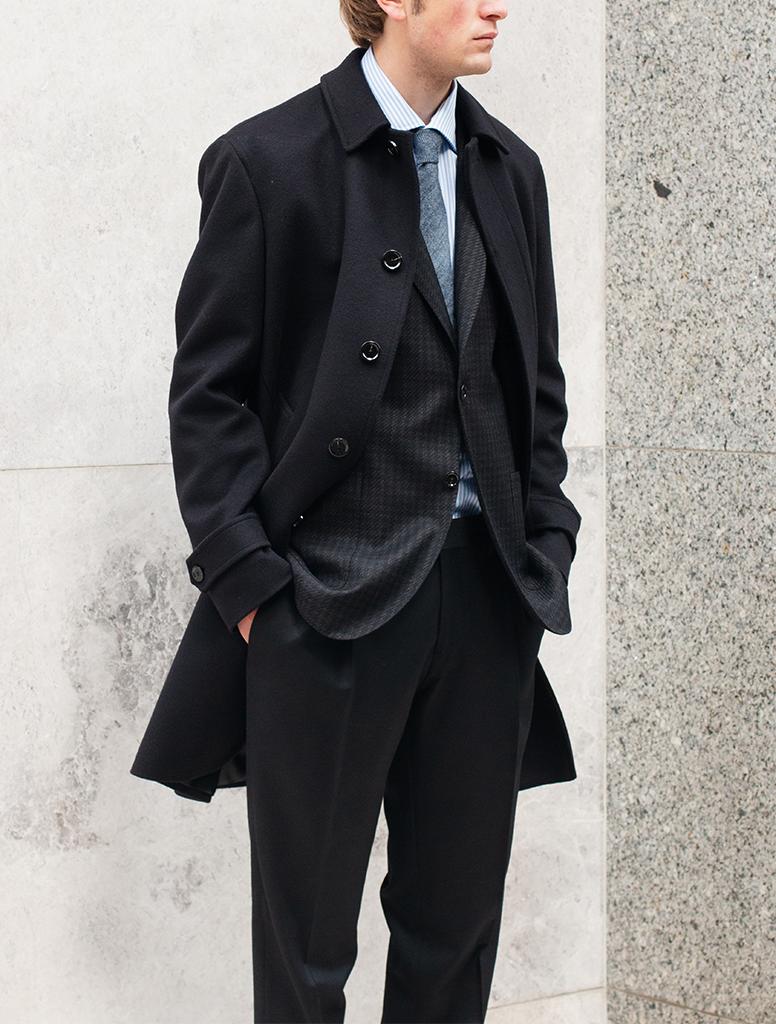 CONVERTIBLE COLLAR COAT