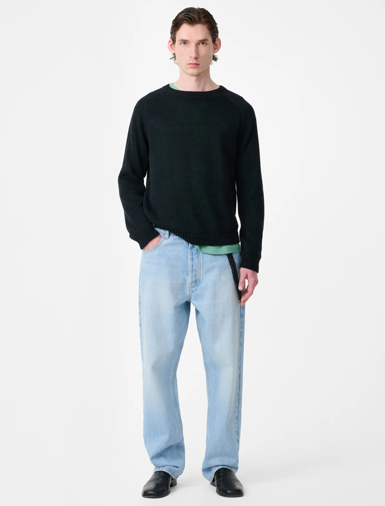 RISO BLEACHED DENIM JEANS