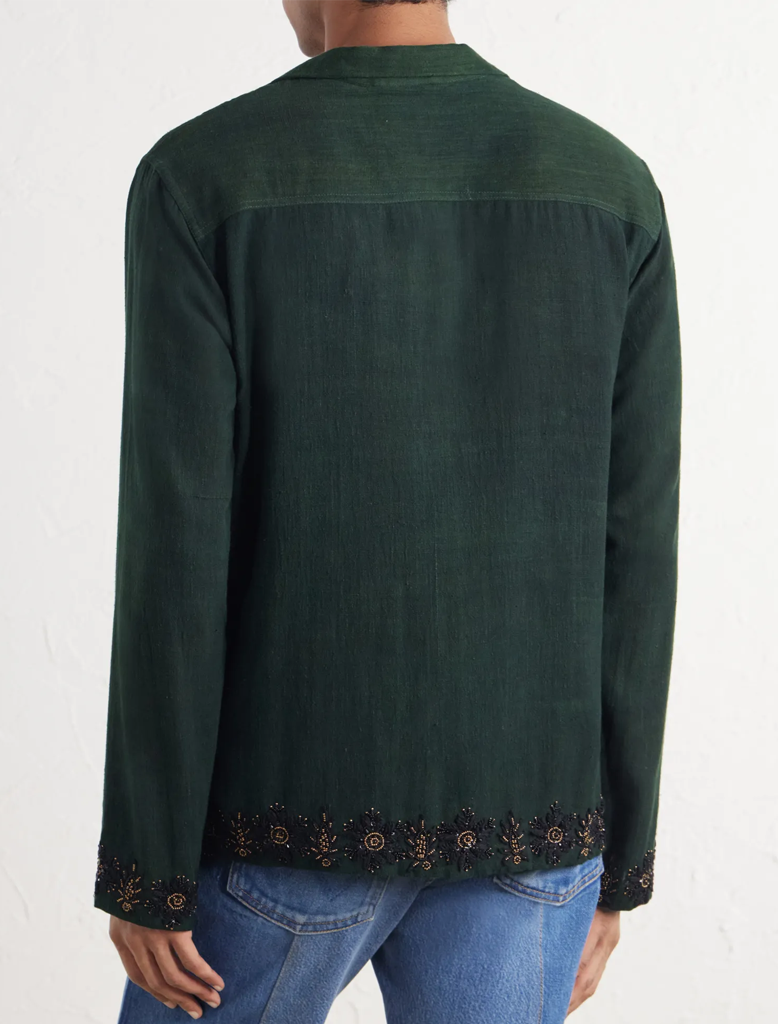 ZARDOZI HEM SHIRT