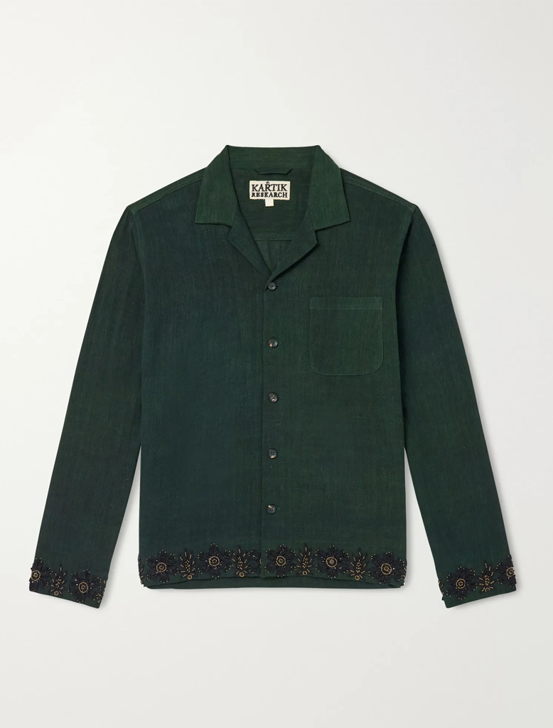 ZARDOZI HEM SHIRT