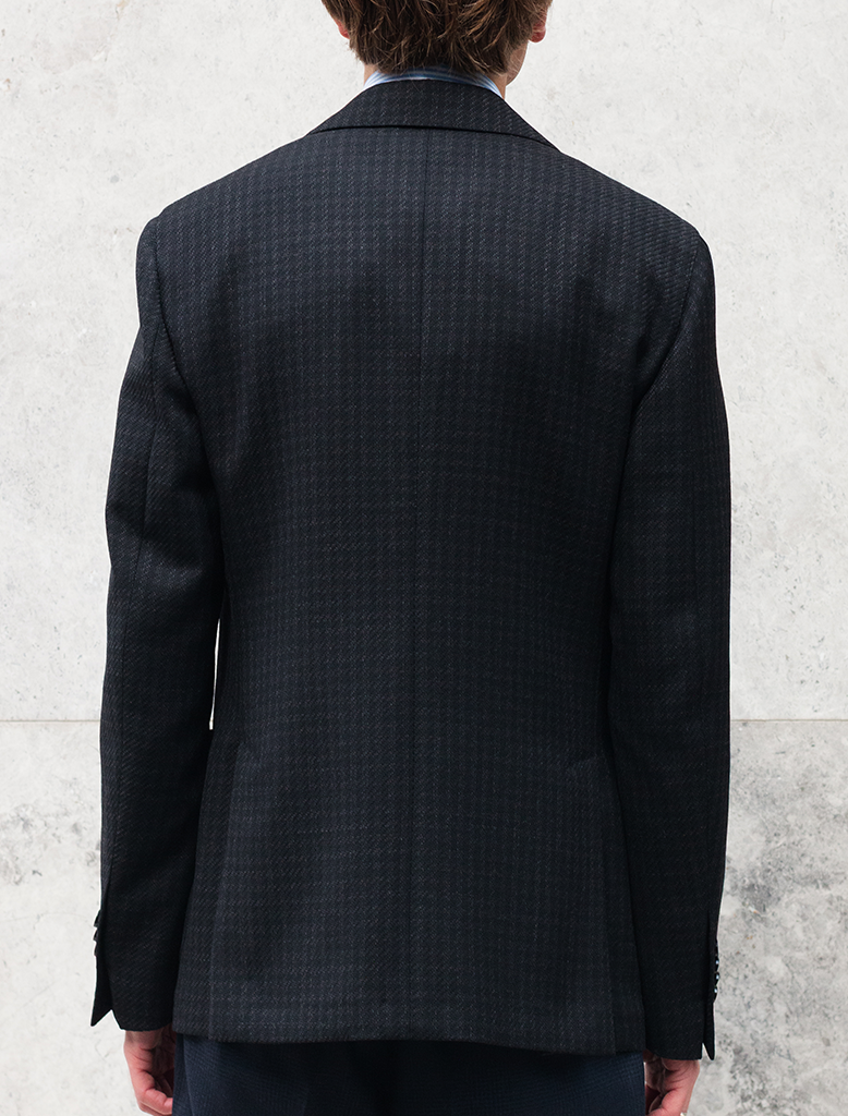 TEXTURED WOVEN BLAZER