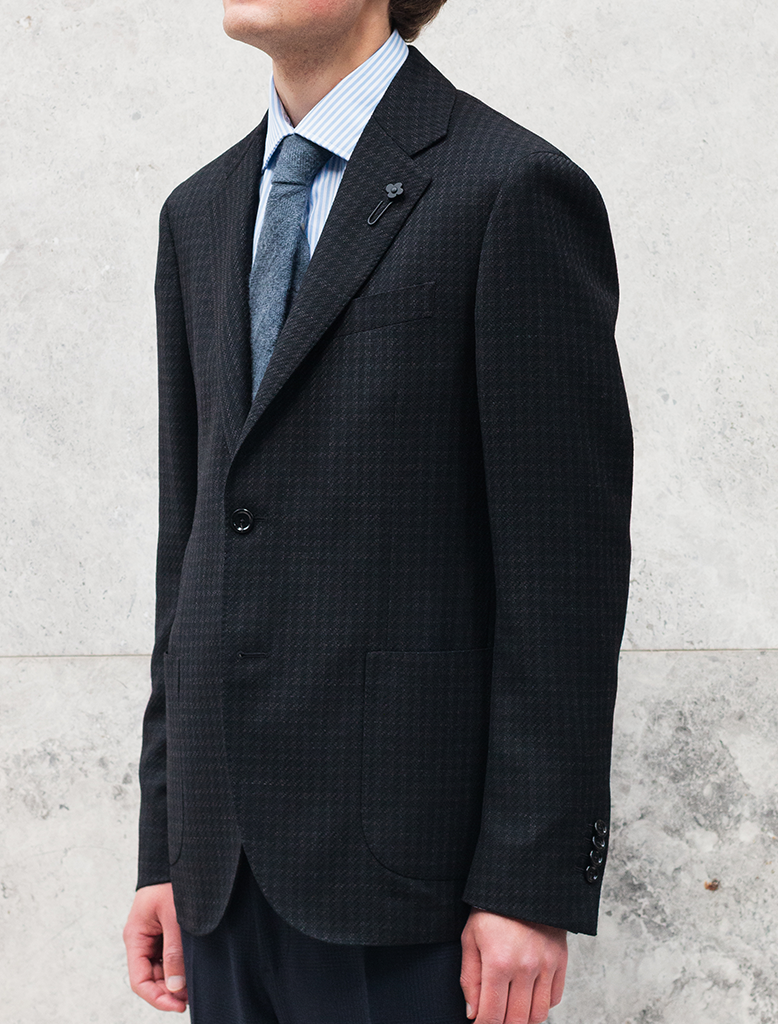 TEXTURED WOVEN BLAZER