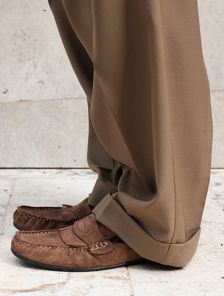 SUEDE SABOT
