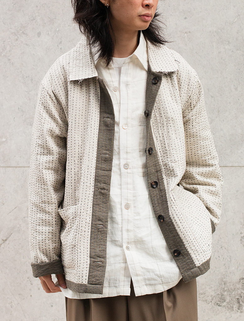 REVERSIBLE KANTHA JACKET