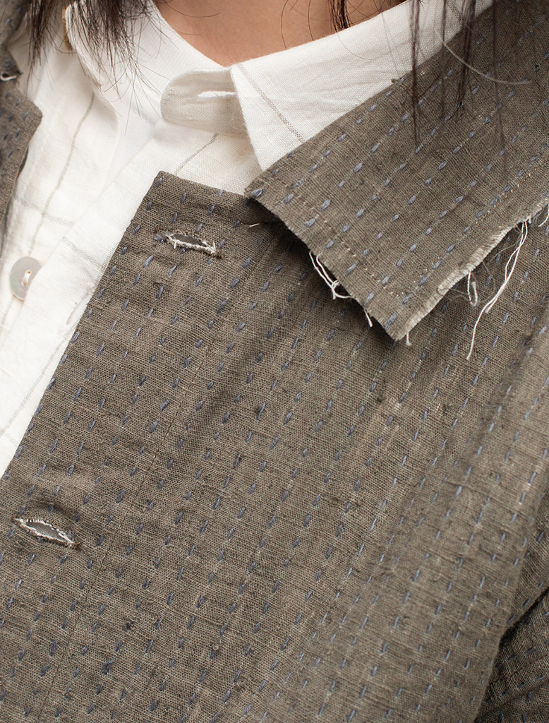 REVERSIBLE KANTHA JACKET
