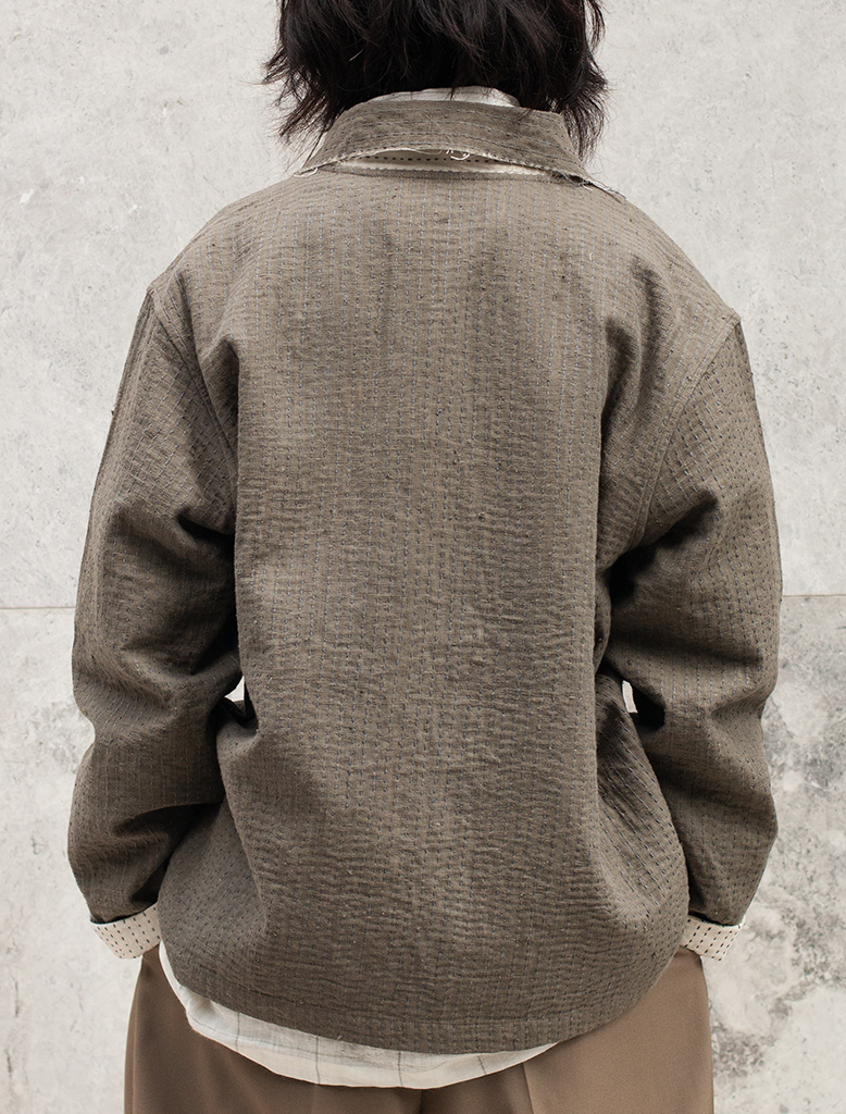 REVERSIBLE KANTHA JACKET
