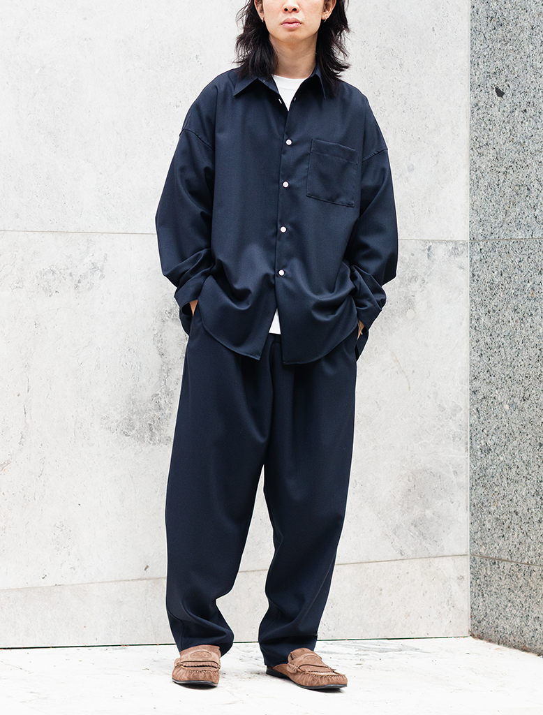 TROPICAL WOOL OVERSHIRT
